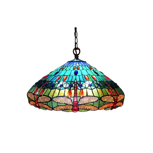 Tiffany style dragonfly - tiffany,