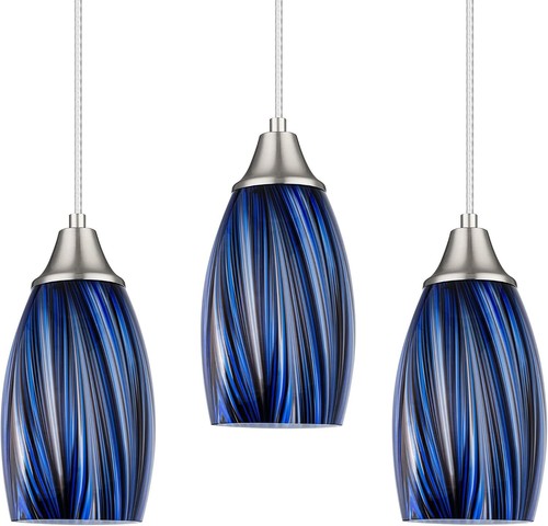 Dark blue art - glass, mini